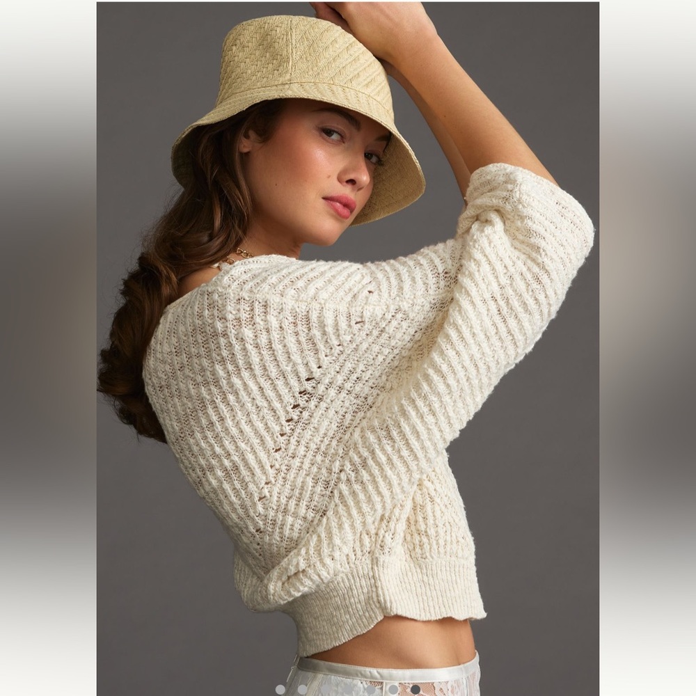 Anthropologie Crewneck Batwing Sweater